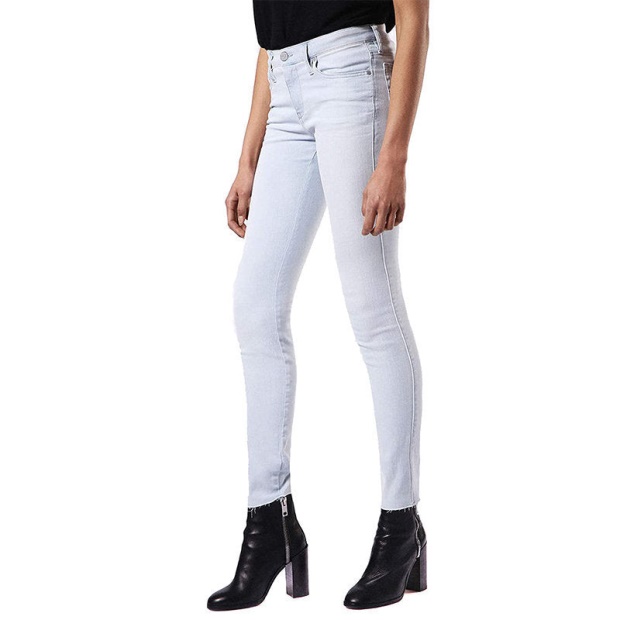 Skinzee 084Ey Women's Denim Jeans Slim Fit Trouser Casual Light Blue Pants Diesel UK