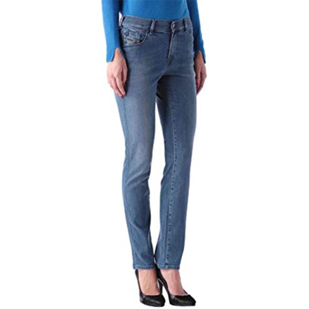 Sandy 0666G Women's Denim Jeans Casual Pants Lyocell Regular Slim Trousers Diesel UK