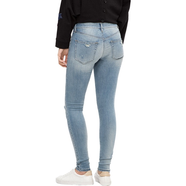 Diesel UK Slandy 084Mt Women's Denim Jeans Distressed Trouser Casual Blue Pant