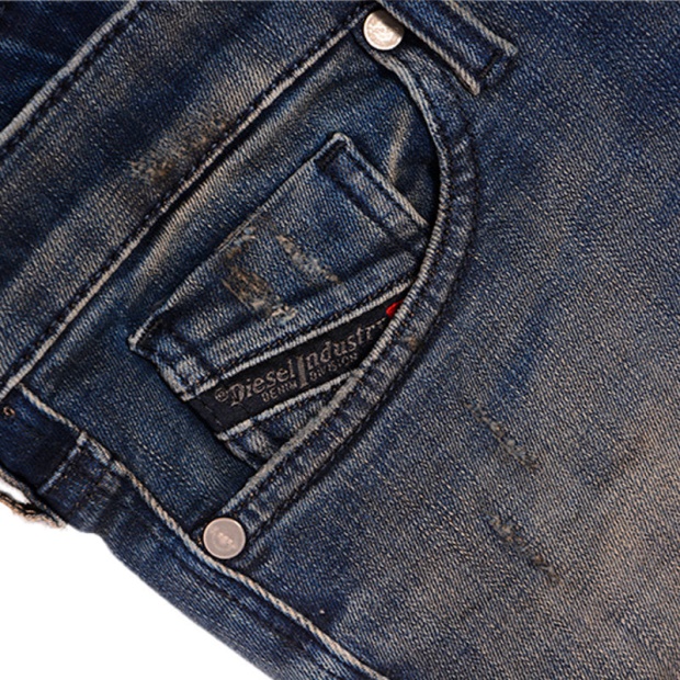 Diesel UK Skinzee Low S R70X8 Women's Denim Jeans Casual Pant Slim Fit Blue Trouser