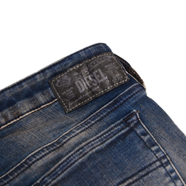 Diesel UK Skinzee Low S R70X8 Women's Denim Jeans Casual Pant Slim Fit Blue Trouser