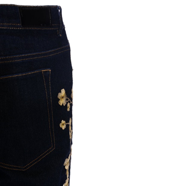 Black Gold Type 1799 Bg8Yl Women's Denim Jeans Embroidery Blue Pant Diesel UK