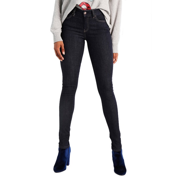 Diesel UK Slandy 0813C Women's Jeans Super Slim Skinny Regular Waist Fit Trousers