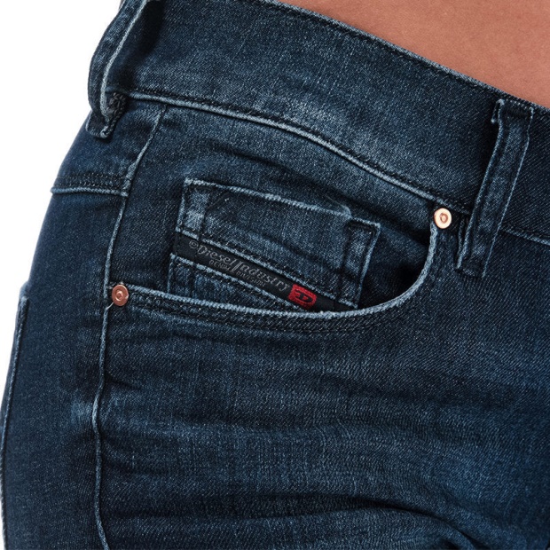 Sandy 0685T Women's Jeans Regular Slim Straight Regular Waist Fit Pants Diesel UK