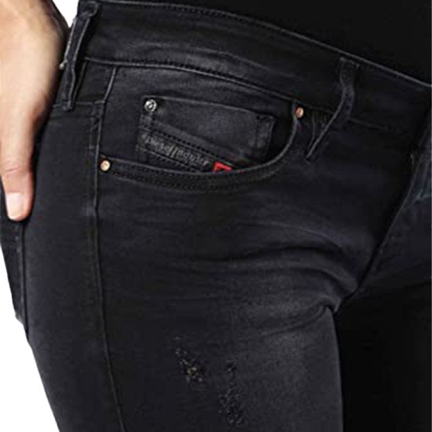 Skinzee Low 0677G Women's Jeans Super Slim Skinny Low Waist Fit Pants Diesel UK