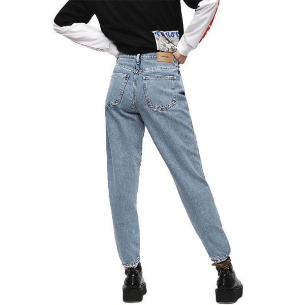 Alys 084Wl Women's Jeans Denim Regular Straight Regular Waist Fit Pants Diesel UK