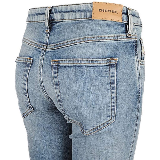 Diesel UK Babhila 069Bn Women's Jeans Denim Slim Skinny Regular Waist Fit Pants