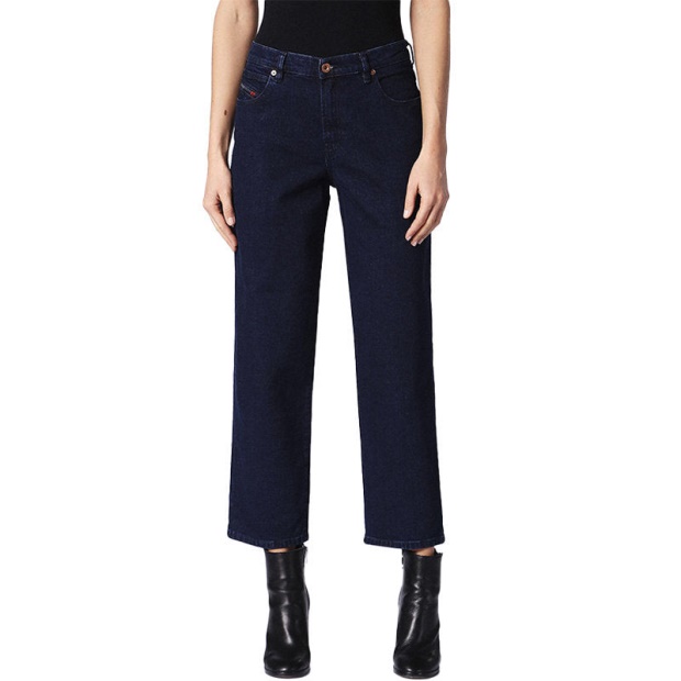 Niclah 084Cg Women's Jeans Denim Regular Straight High Waist Fit Pants Diesel UK