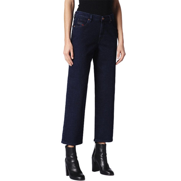 Niclah 084Cg Women's Jeans Denim Regular Straight High Waist Fit Pants Diesel UK