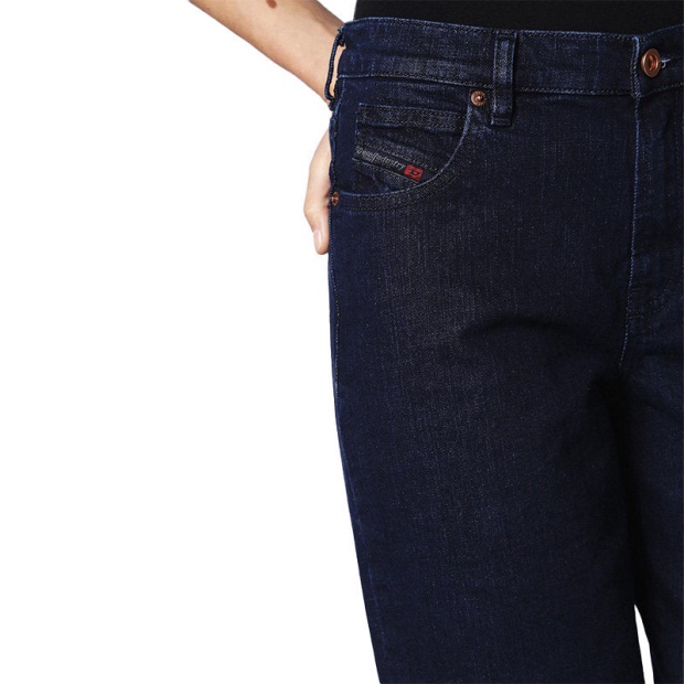 Niclah 084Cg Women's Jeans Denim Regular Straight High Waist Fit Pants Diesel UK