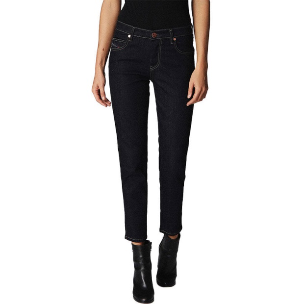 Diesel UK Babhila 0665W Women's Jeans Denim Slim Skinny Regular Waist Fit Trousers