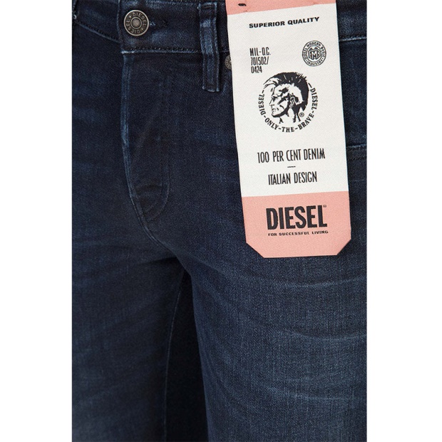 Diesel UK Babhila 083Af Women's Jeans Denim Slim Skinny Regular Waist Fit Trousers