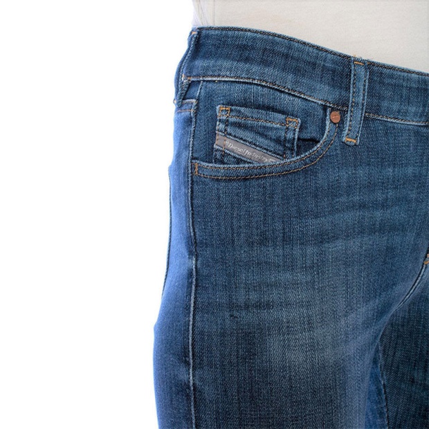 Slandy 088Av Women's Jeans Super Slim Skinny Regular Waist Fit Trousers Diesel UK