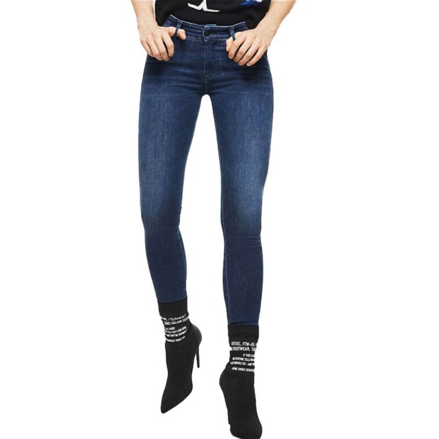 Slandy 0890K Women's Jeans Super Slim Skinny Regular Waist Fit Trousers Diesel UK