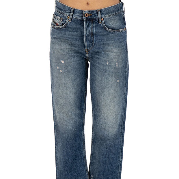 Diesel UK Aryel 084Vb Women's Jeans Denim Regular Straight Regular Waist Fit Pants