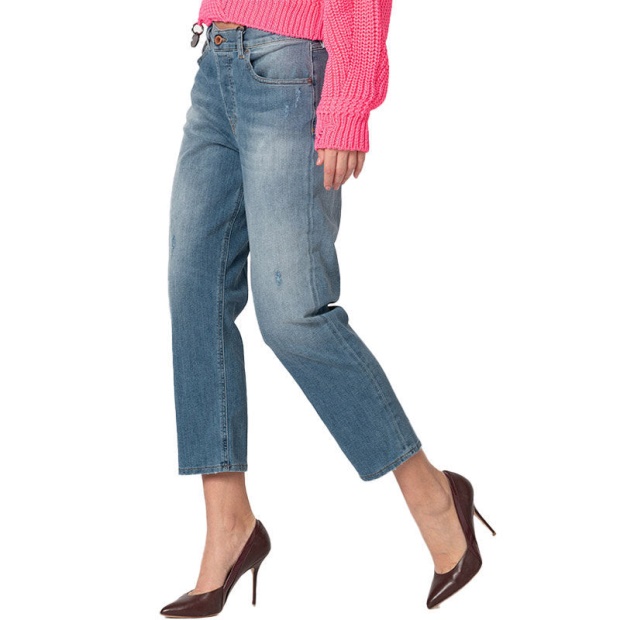 Aryel 084Yj Women's Jeans Denim Regular Straight Regular Waist Fit Pants Diesel UK