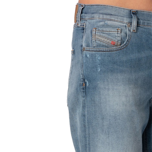 Aryel 084Yj Women's Jeans Denim Regular Straight Regular Waist Fit Pants Diesel UK