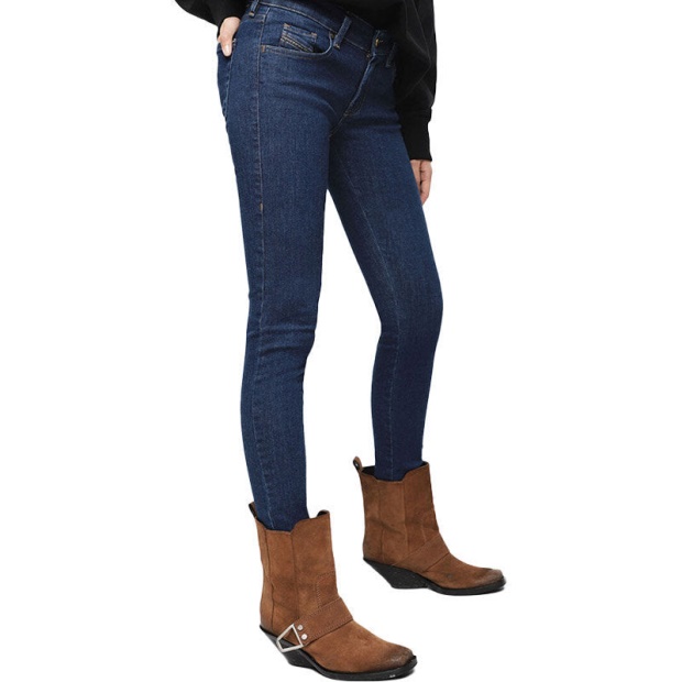 Slandy Low 082Aa Women's Jeans Super Slim Skinny Low Waist Fit Pants Diesel UK