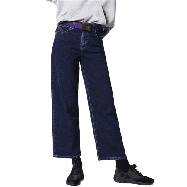 Widee 0686X Women's Jeans Denim Regular Straight Regular Waist Fit Pants Diesel UK