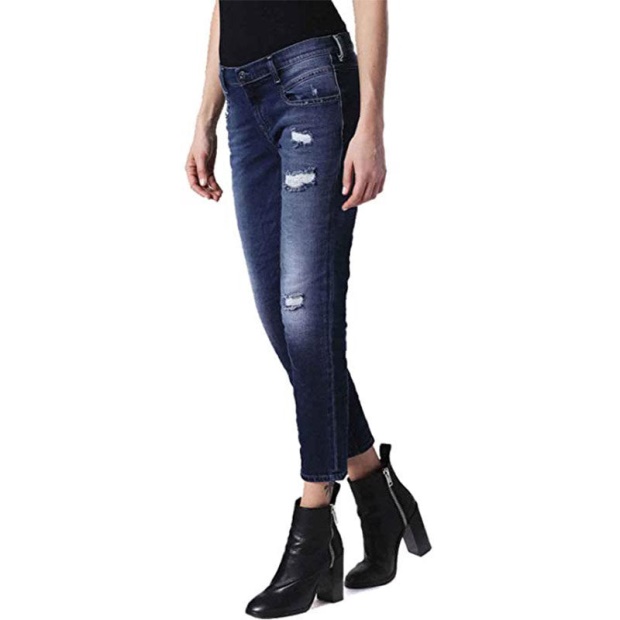 Diesel UK Belthy Ankle 084Ij Women's Jeans Regular Slim Straight Low Waist Fit Pants