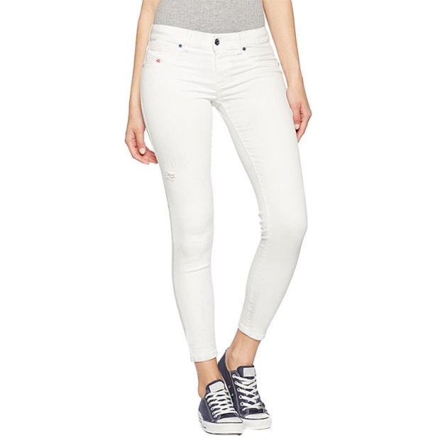 Livier Ankle 084Cx Women's Jeans Super Slim Jegging Low Waist Fit Pants Diesel UK