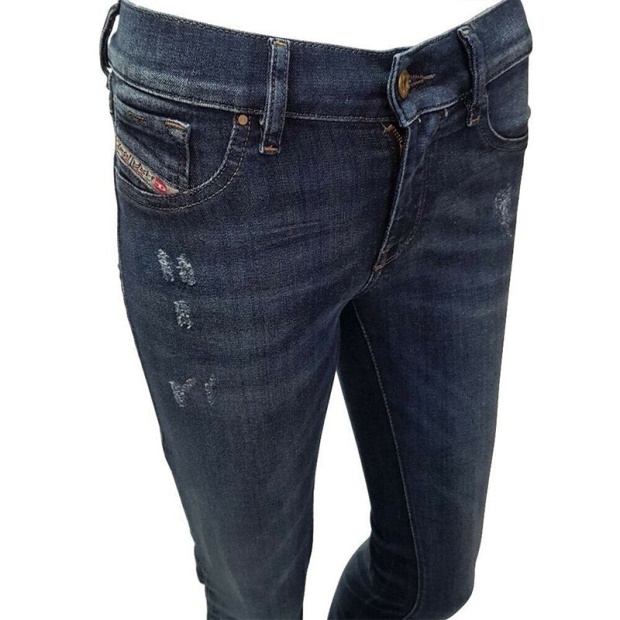 Diesel UK Livier 0668F Women's Jeans Super Slim Jegging Low Waist Fit Pants