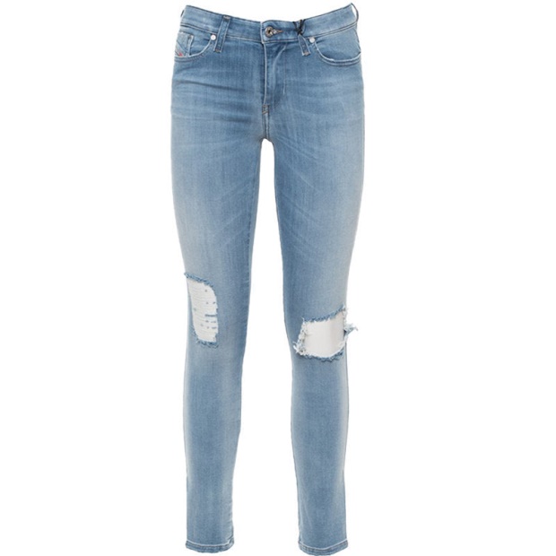 Skinzee R4Tm8 Women's Jeans Super Slim Skinny Regular Waist Fit Pants Diesel UK