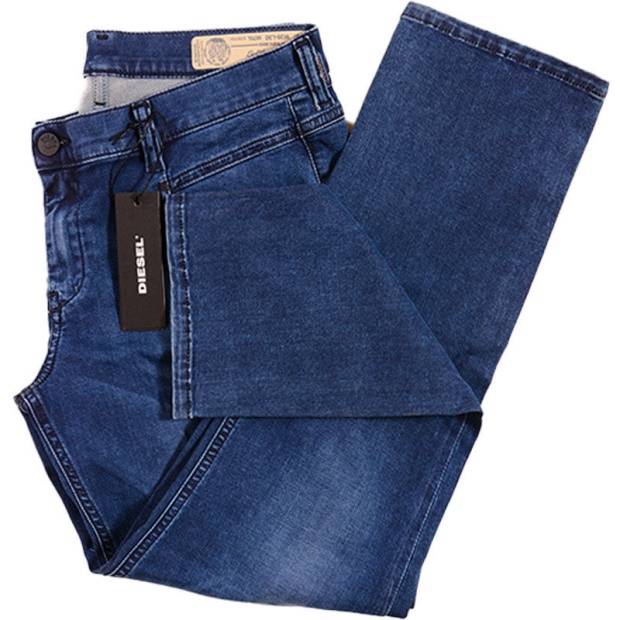 Diesel UK Belthy Ankle 0675L Women's Jeans Regular Slim Straight Low Waist Fit Pants