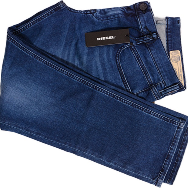 Diesel UK Belthy Ankle 0675L Women's Jeans Regular Slim Straight Low Waist Fit Pants