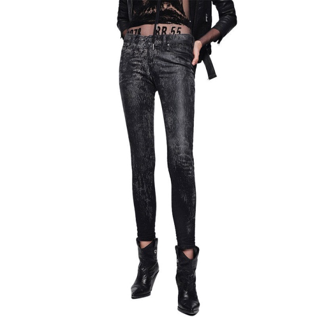 Diesel UK Slandy 069De Women's Jeans Regular Slim Skinny Regular Waist Fit Trousers