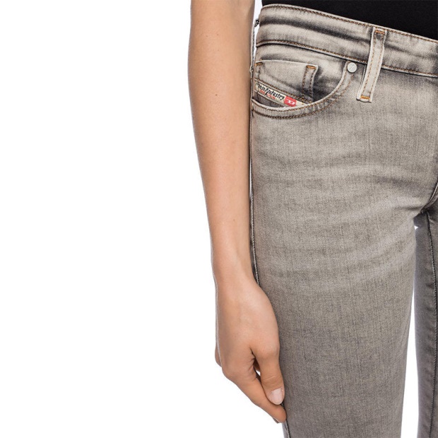 Skinzee Low Zip 084Up Women's Jeans Super Slim Skinny Low Waist Fit Pants Diesel UK