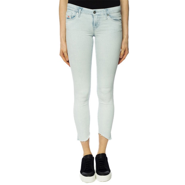 Diesel UK Skinzee-Low-S-C 084Sr Women's Jeans Super Slim Skinny Low Waist Fit Pants