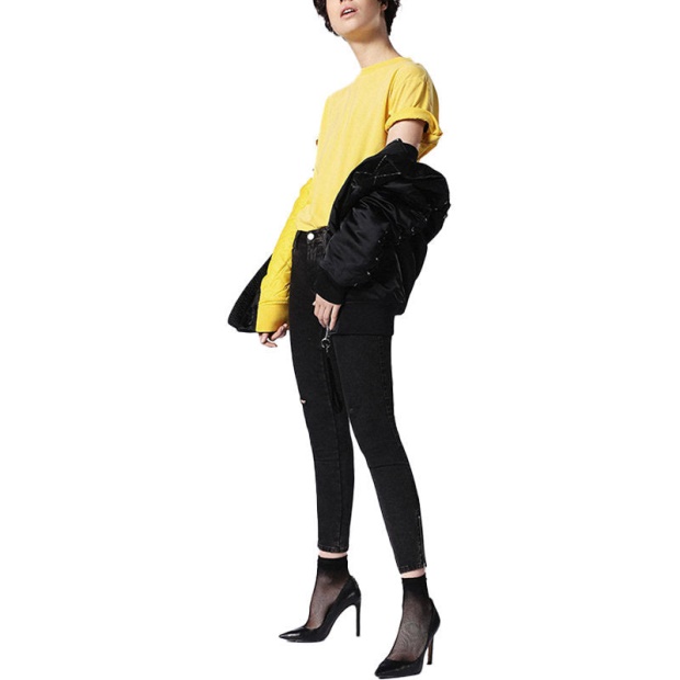 Skinzee Zip 0687G Women's Jeans Super Slim Skinny Regular Waist Fit Pants Diesel UK