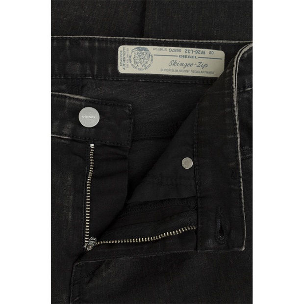 Skinzee Zip 0687G Women's Jeans Super Slim Skinny Regular Waist Fit Pants Diesel UK