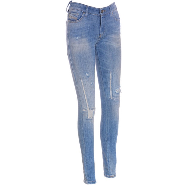 Slandy 088Aw Women's Jeans Super Slim Skinny Regular Waist Fit Trousers Diesel UK