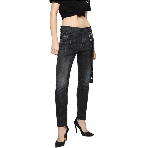 Diesel UK Krailey 069Ia Women's Jogg Jeans Regular Boyfriend Regular Waist Fit Pants