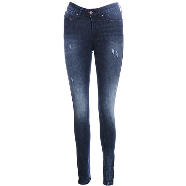 Skinzee-Xp Rb010 Women's Jeans Super Skinny Regular Waist Fit Denim Pants Diesel UK
