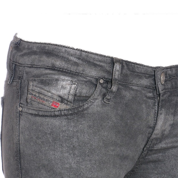 Skinzee Low 0669J Women's Jeans Super Slim Skinny Low Waist Fit Pants Diesel UK