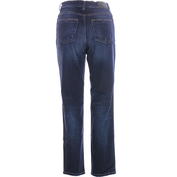 Diesel UK Niclah R60L8 Women's Jeans Denim Regular Straight High Waist Fit Pants