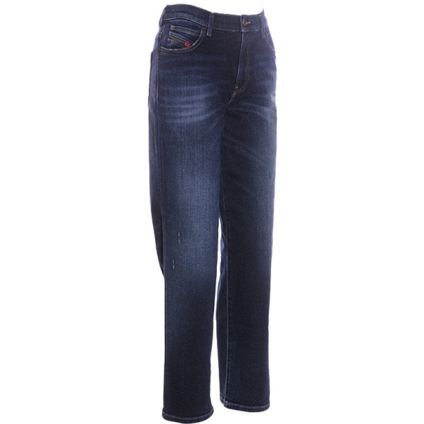 Diesel UK Niclah R60L8 Women's Jeans Denim Regular Straight High Waist Fit Pants