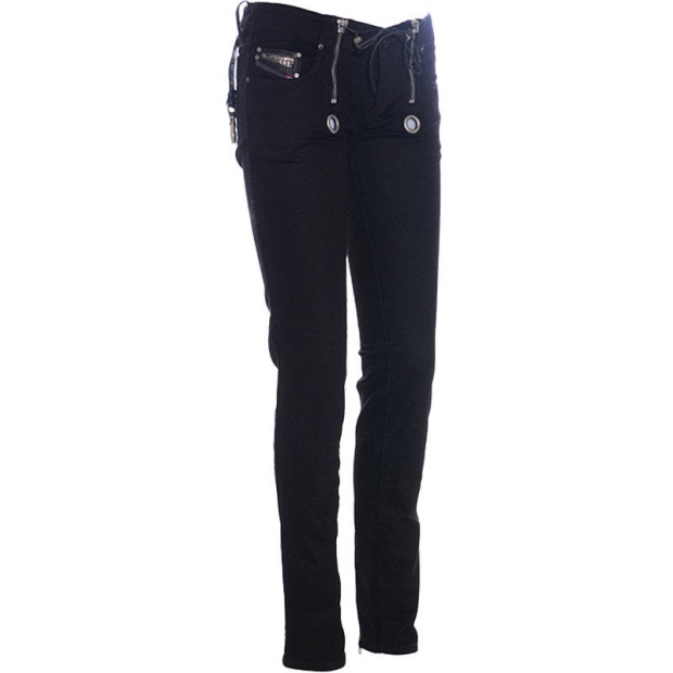 Grupee 0608S Women's Sweat Jogg Jeans Stretch Skinny Fit Denim Pants Diesel UK