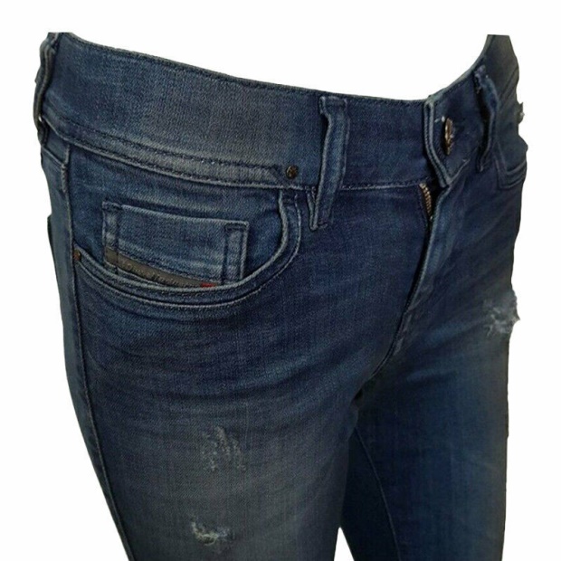 Lowleeh 0857C Women's Jeans Denim Stretch Slim Bootcut Low Waist Fit Pants Diesel UK
