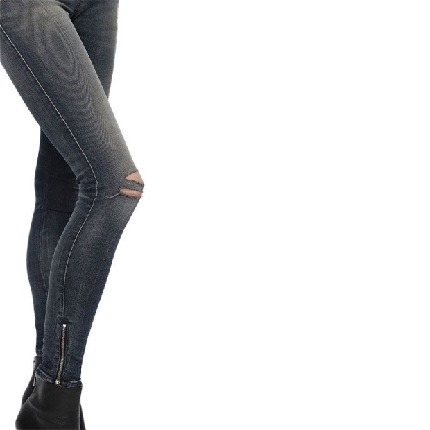 Diesel UK Skinzee Low Zip 084Xf Women's Jeans Super Slim Skinny Low Waist Fit Pants