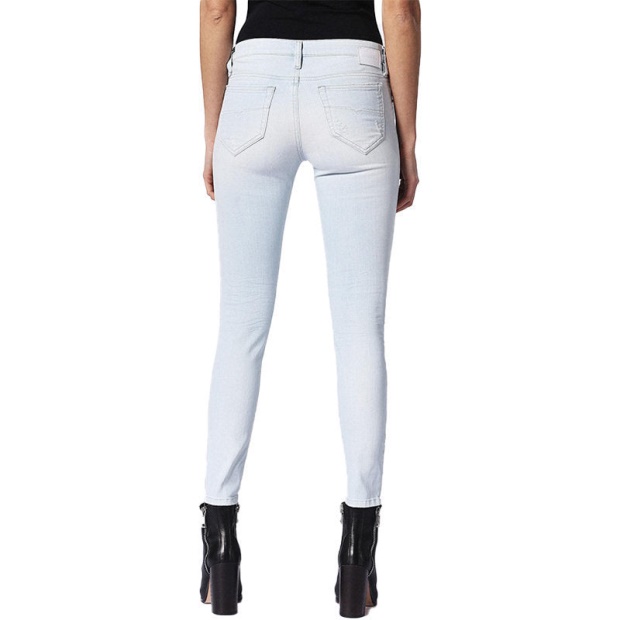 Skinzee Zip 084Qe Women's Jeans Super Slim Skinny Regular Waist Fit Pants Diesel UK