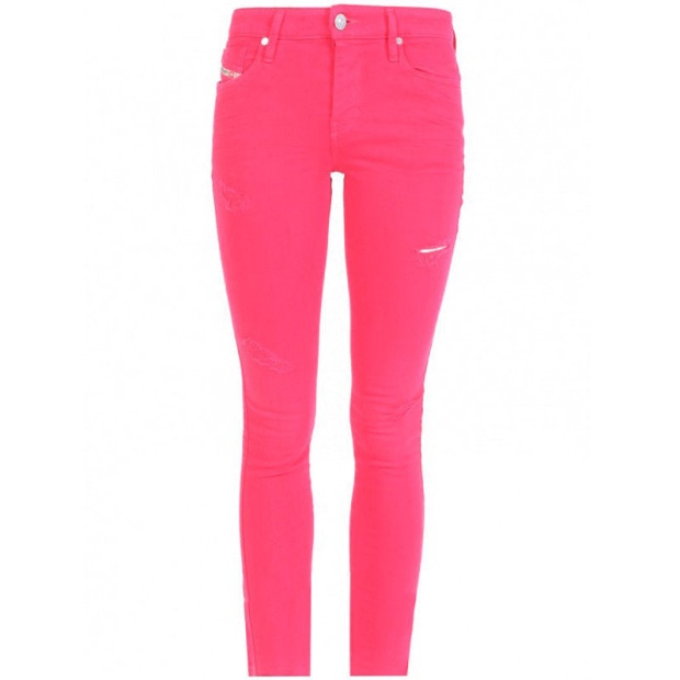 Diesel UK Slandy Ankle 084Ex Women's Jeans Super Slim Skinny Regular Waist Fit Pants