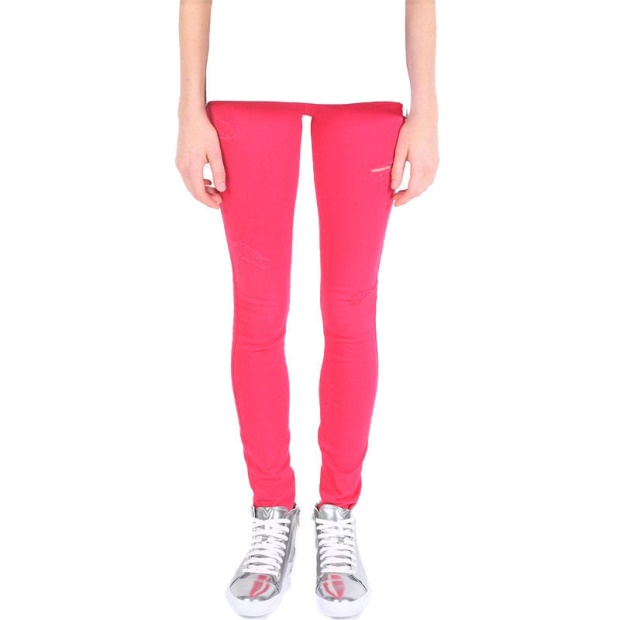 Diesel UK Slandy Ankle 084Ex Women's Jeans Super Slim Skinny Regular Waist Fit Pants