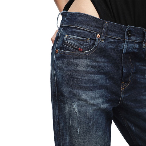 Diesel UK Aryel 089Al Women's Jeans Denim Stretch Regular Straight Waist Fit Pants