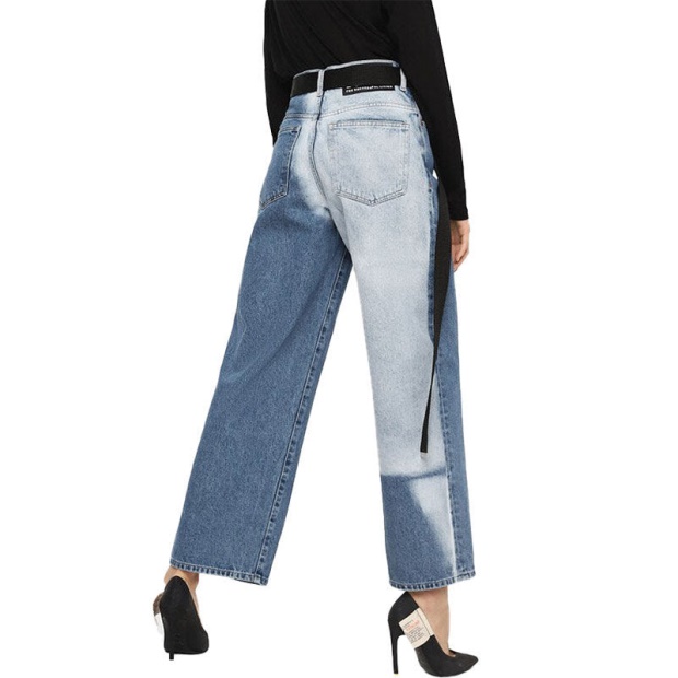 Widee 0077V Women's Jeans Denim Regular Straight High Waist Fit Pants Diesel UK