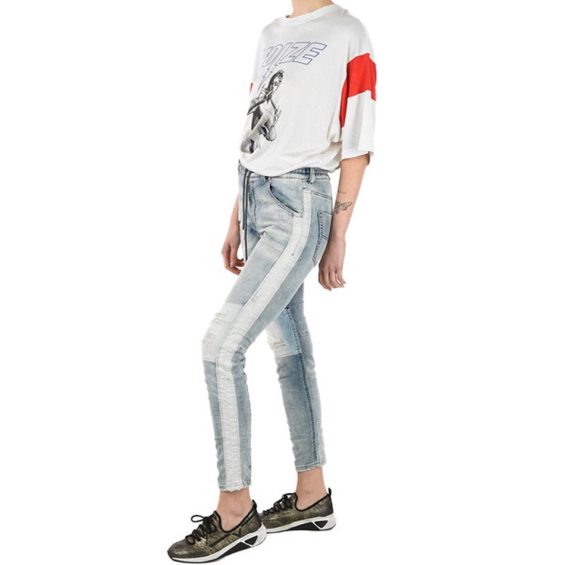 Krailey Sp Ne 0672G Women's Jogg Jeans Regular Fit Sweat Jeans Denim Pants Diesel UK