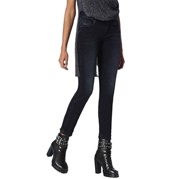 Sandy 0686B Women's Jeans Regular Slim Straight Regular Waist Fit Trouser Diesel UK